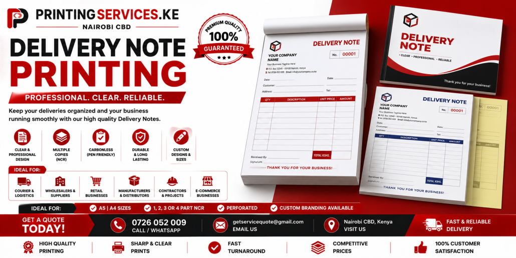 Delivery Note Printing Delivery Note Printing