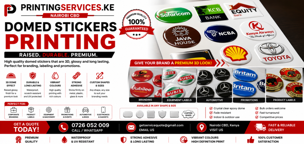 Domed Stickers Printing Domed Stickers Printing