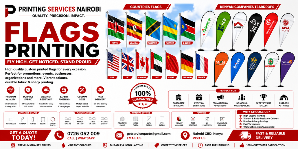 Flags Printing in nairobi Flags Printing in nairobi
