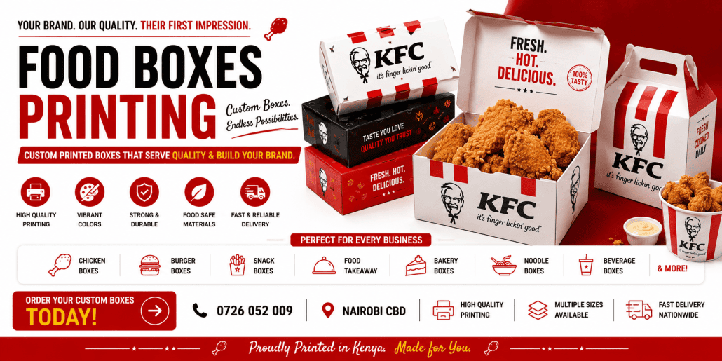 Food Boxes Printing in nairobi Food Boxes Printing in nairobi