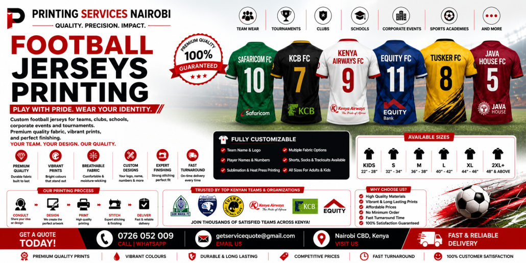 Football Jerseys Printing in nairobi Football Jerseys Printing in nairobi