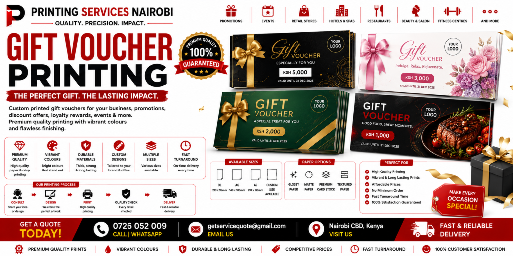 Gift Voucher Printing Gift Voucher Printing