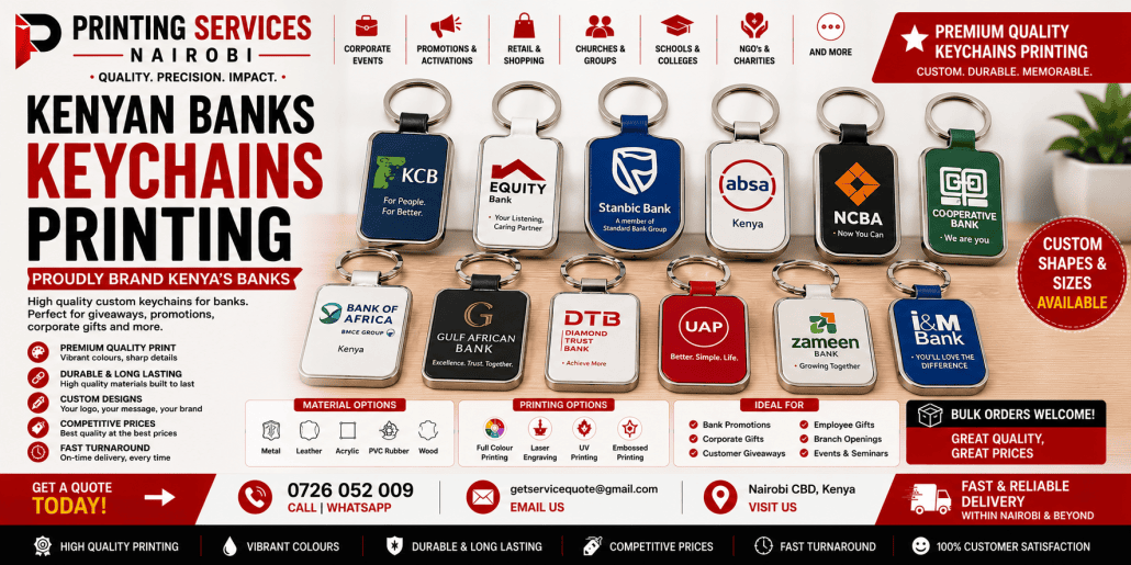 Keychains Printing in nairobi