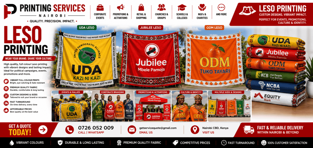 Leso Printing in nairobi Leso Printing in nairobi
