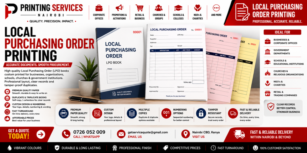 Local Purchasing Order Printing Local Purchasing Order Printing