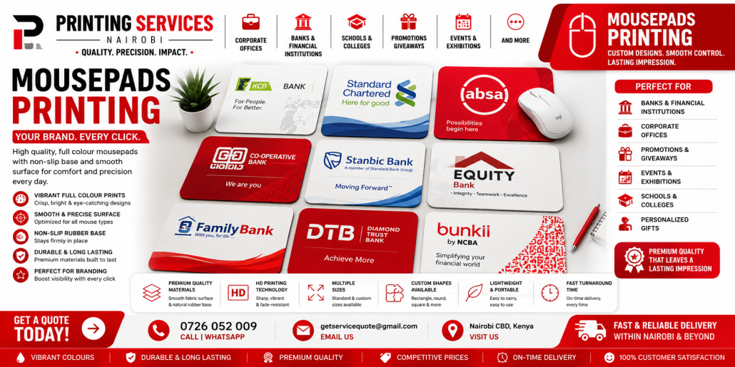 Mousepads Printing in nairobi Mousepads Printing in nairobi