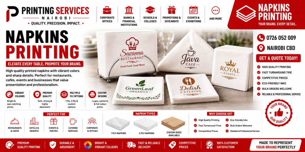 Napkins Printing Napkins Printing