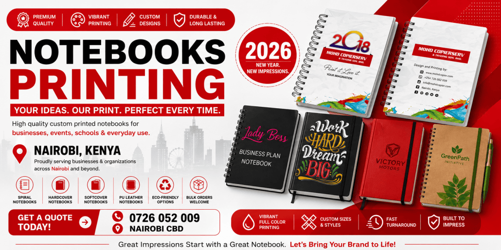 Notebooks Printing in nairobi