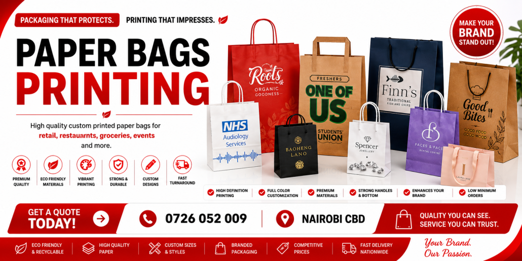 Paper Bags Printing in nairobi Paper Bags Printing in nairobi