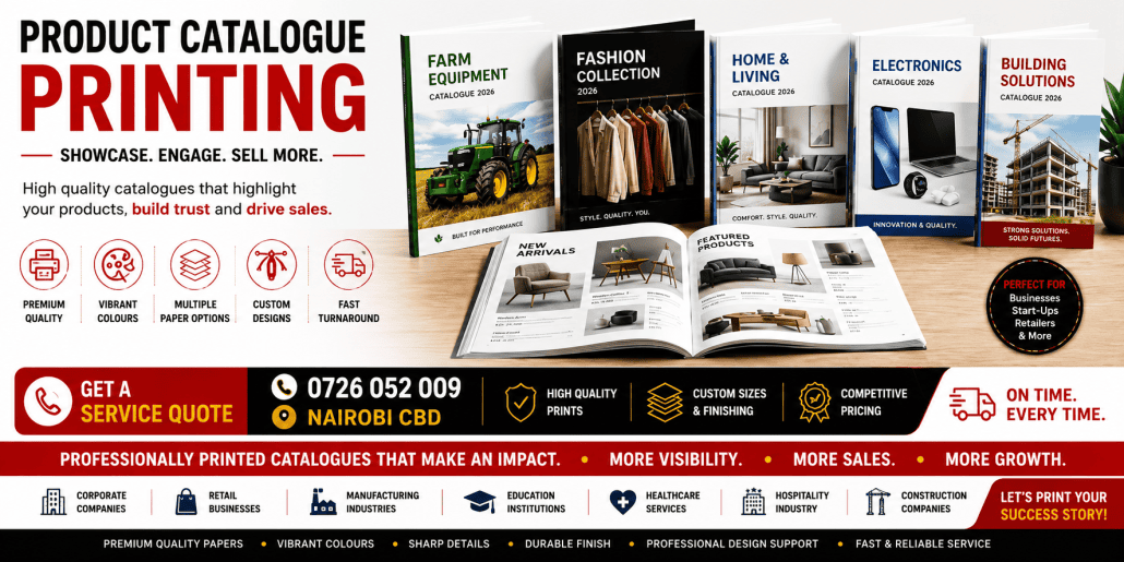 Product Catalogue Printing