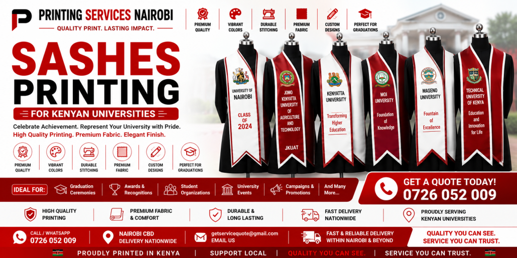 Sashes Printing Sashes Printing