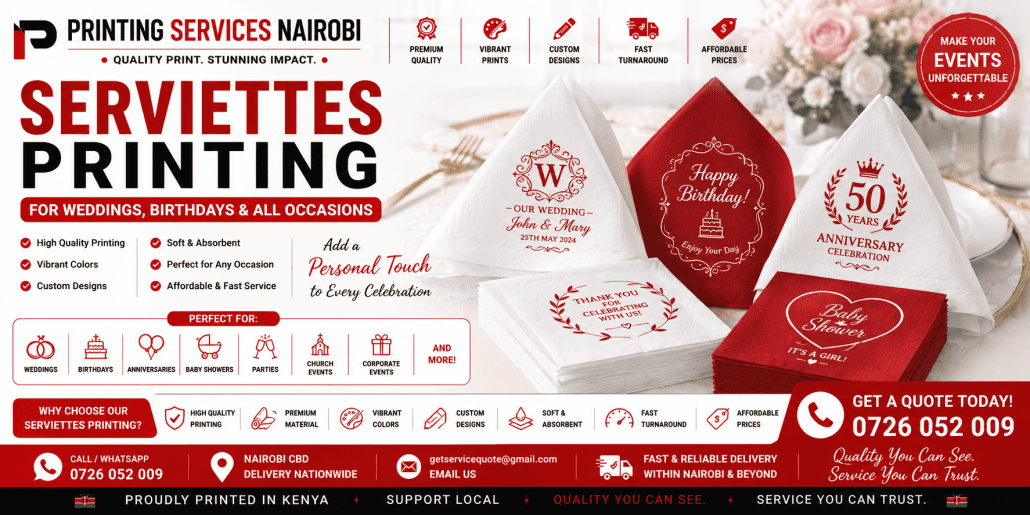 Serviettes Printing