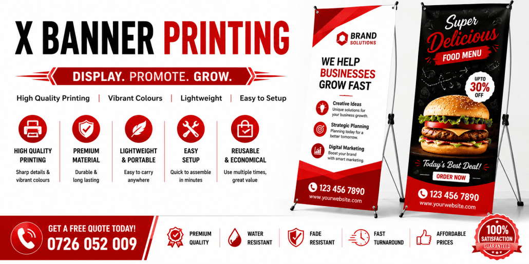 X Banner Printing